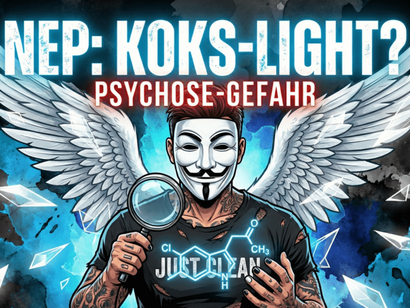 NEP (N-Ethylpentedron): „Koks-Light“ oder Psychose-Pulver? Wirkung & Risiko – Drogenlexikon