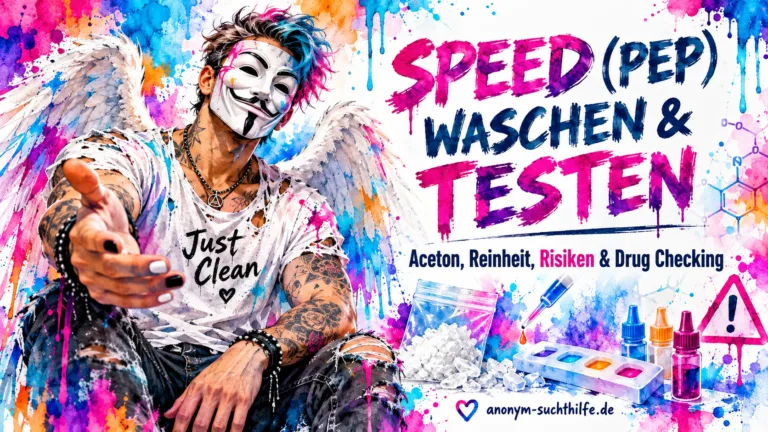 Speed (Pep) waschen & testen: Aceton, Reinheit, Risiken & Drug Checking