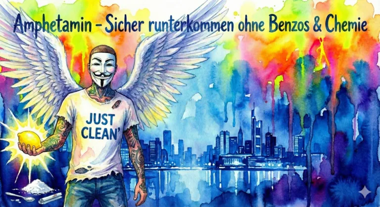 Amphetamin Comedown: Sicher Runterkommen ohne Benzos & Chemie – Der natürliche Guide