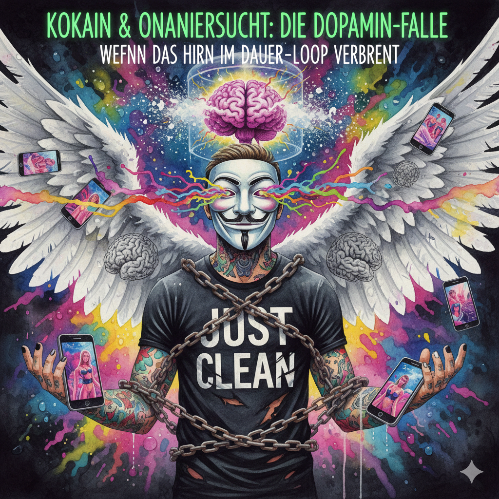 Kokain, Speed & die Onaniersucht: Die Dopamin-Falle – Wenn das Hirn im Dauer-Loop verbrennt – Der Deep Dive von NeelixberliN