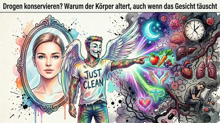 Drogen konservieren? Warum der Körper altert, auch wenn das Gesicht täuscht