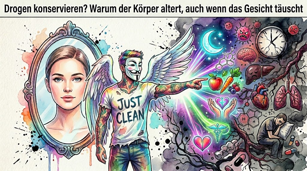 Drogen konservieren Mythos Alterung Recovery