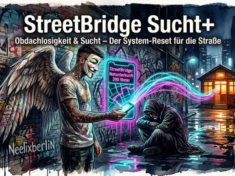 StreetBridge Sucht+: Obdachlosigkeit & Sucht – Der System-Reset für die Straße