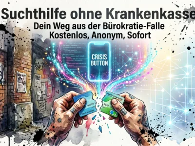 Suchthilfe ohne Krankenkasse: Dein Weg aus der Bürokratie-Falle – Kostenlos, Anonym, Sofort
