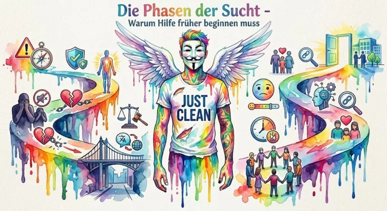 Die Phasen der Sucht: Warum Hilfe nicht erst bei Abstinenz anfangen darf