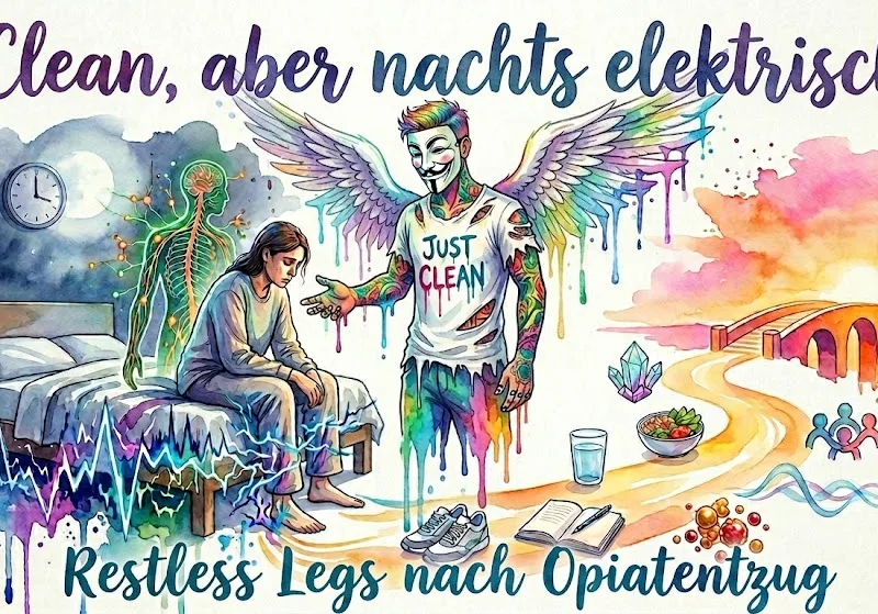 Clean, aber nachts elektrisch: Restless Legs, Schlafprobleme und Rückfallgefahr nach Opiatentzug