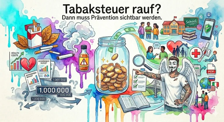 Tabaksteuer rauf — aber wohin fließt das Geld? Warum Deutschland eine echte Präventionswende braucht