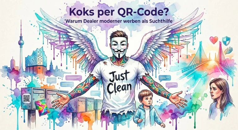 Koks per QR-Code, Drogen im Briefkasten: Warum Dealer moderner werben als die Suchthilfe