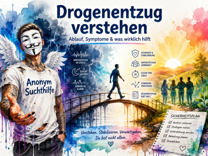 Drogenentzug: Ablauf, Symptome & was wirklich hilft