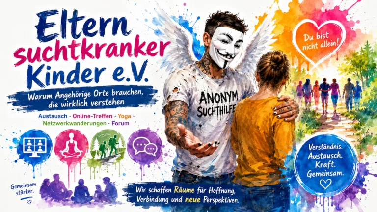 Eltern suchtkranker Kinder e.V.: Warum Angehörige mehr Orte brauchen, an denen sie wirklich verstanden werden