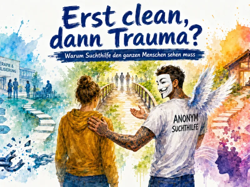 Erst clean, dann Trauma? Warum Suchthilfe diese starre Regel endlich überwinden muss