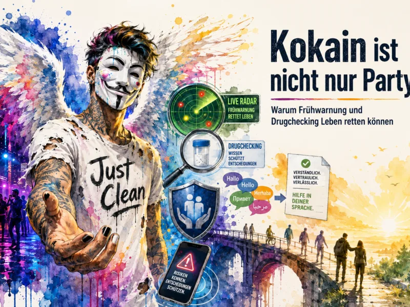 Kokain ist nicht nur Party: Warum Frühwarnung, Drugchecking und verständliche Hilfe heute wichtiger sind denn je