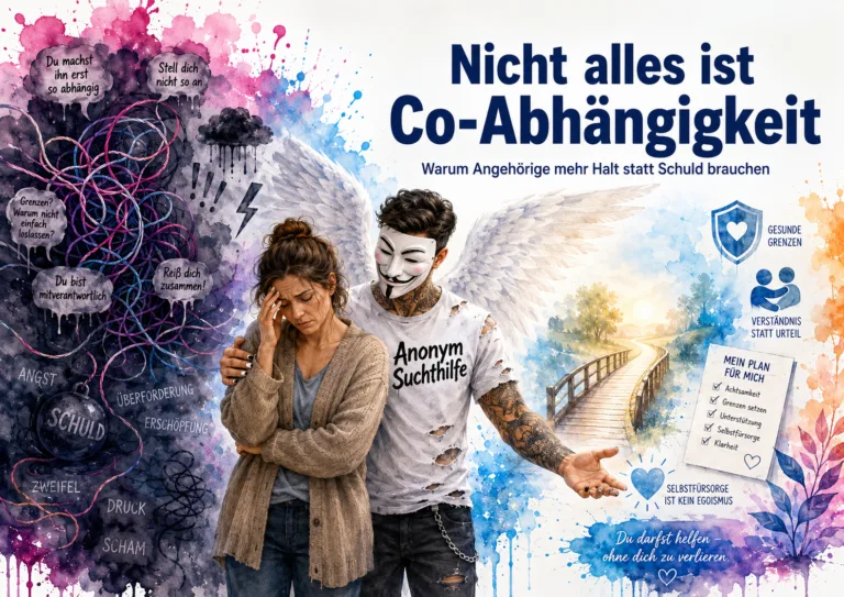 Nicht alles ist Co-Abhängigkeit: Warum Angehörige in der Suchthilfe oft vorschnell bewertet werden