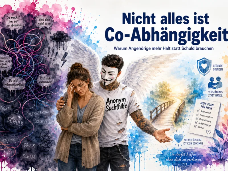 Nicht alles ist Co-Abhängigkeit: Warum Angehörige in der Suchthilfe oft vorschnell bewertet werden