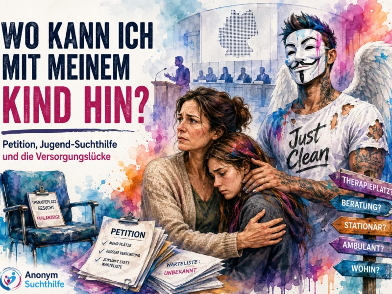 „Wo kann ich mit meinem Kind hin?“ – die Rede einer Mutter im Landtag zeigt das Versagen der Jugend-Suchthilfe