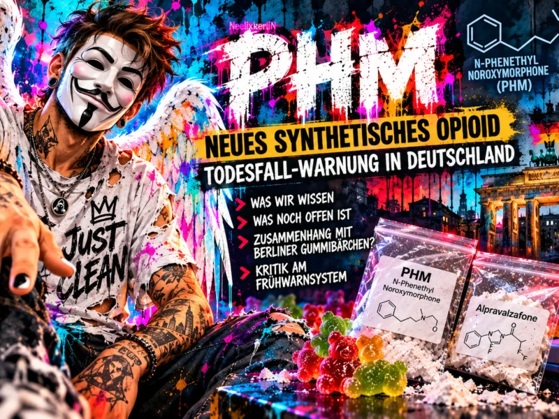 PHM: Ein kaum bekanntes synthetisches Opioid taucht im deutschen Drogenmarkt auf