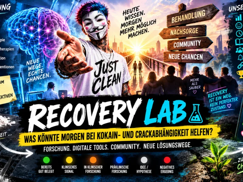 Recovery Lab: Können wir Kokain- und Cracktherapie völlig neu zusammendenken?
