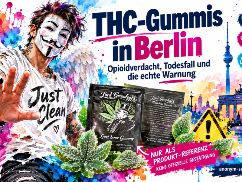 Vermeintliche THC-Gummis in Berlin: Warum normale Gummibärchen-Fotos an der eigentlichen Warnung vorbeigehen