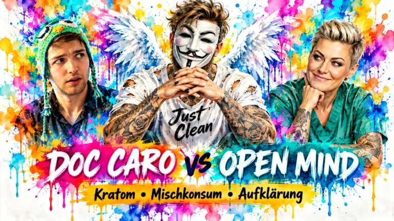 Doc Caro vs. Open Mind: Was der Fall Adrian über Kratom, Mischkonsum & Drogenaufklärung zeigt