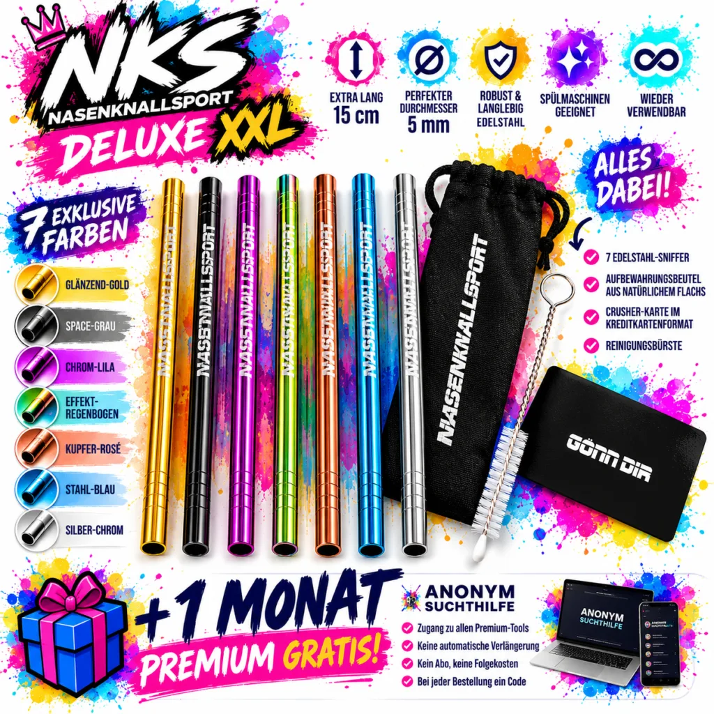 NKS Deluxe XXL – 7 Edelstahl-Ziehröhrchen + Premium